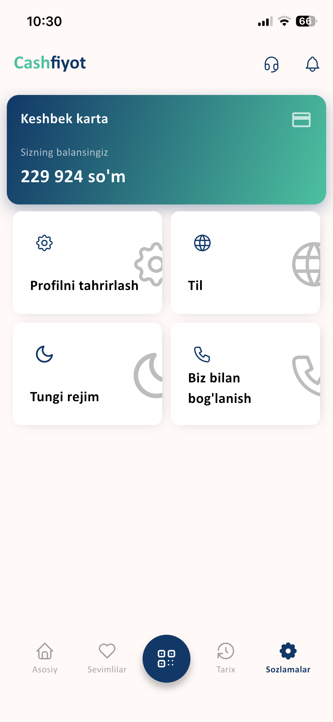 Cashfiyot QR skaner
